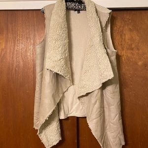 Concepts Size 3x Sherpa and Faux Suede Vest